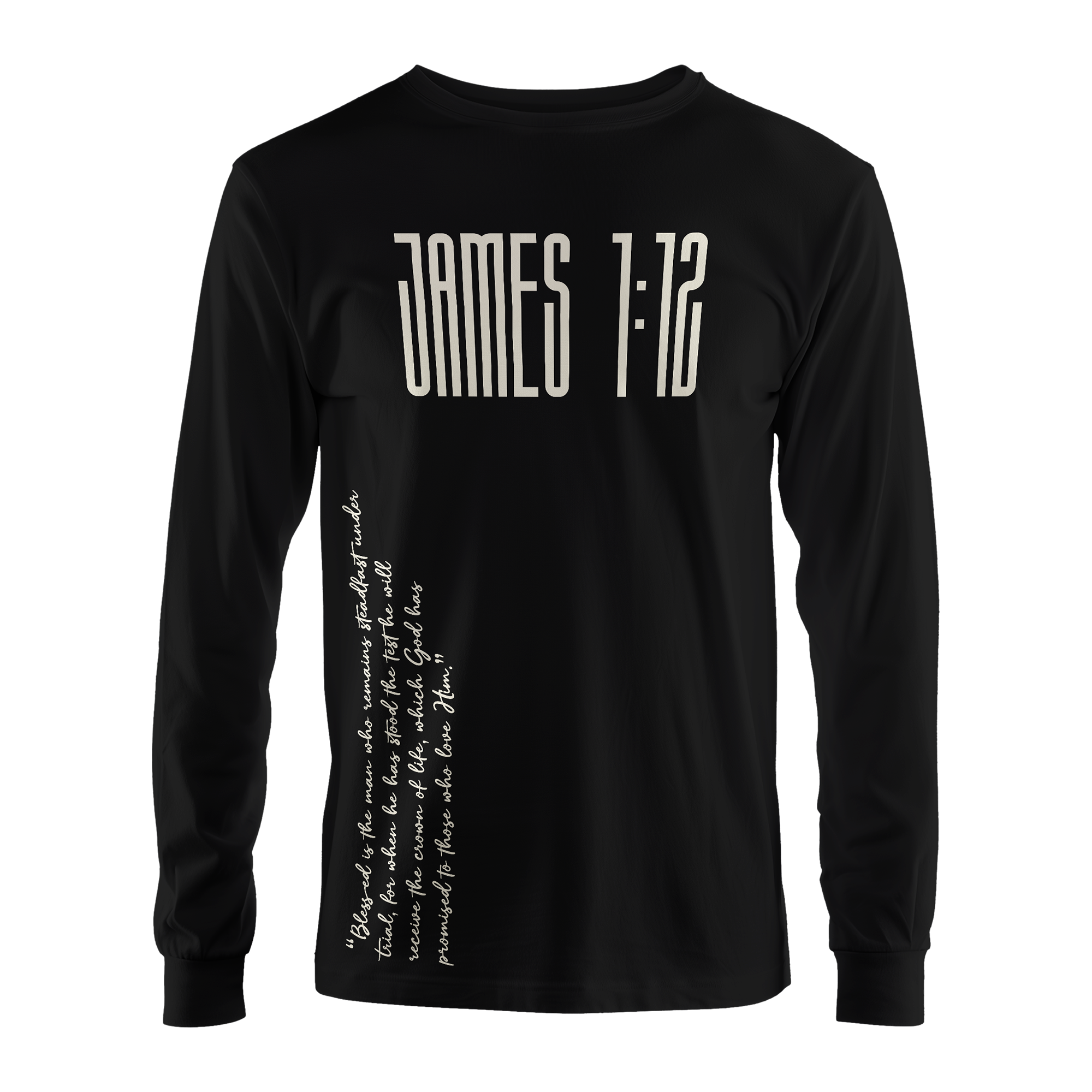 James 1:12 Inspirational Long Sleeve Shirt