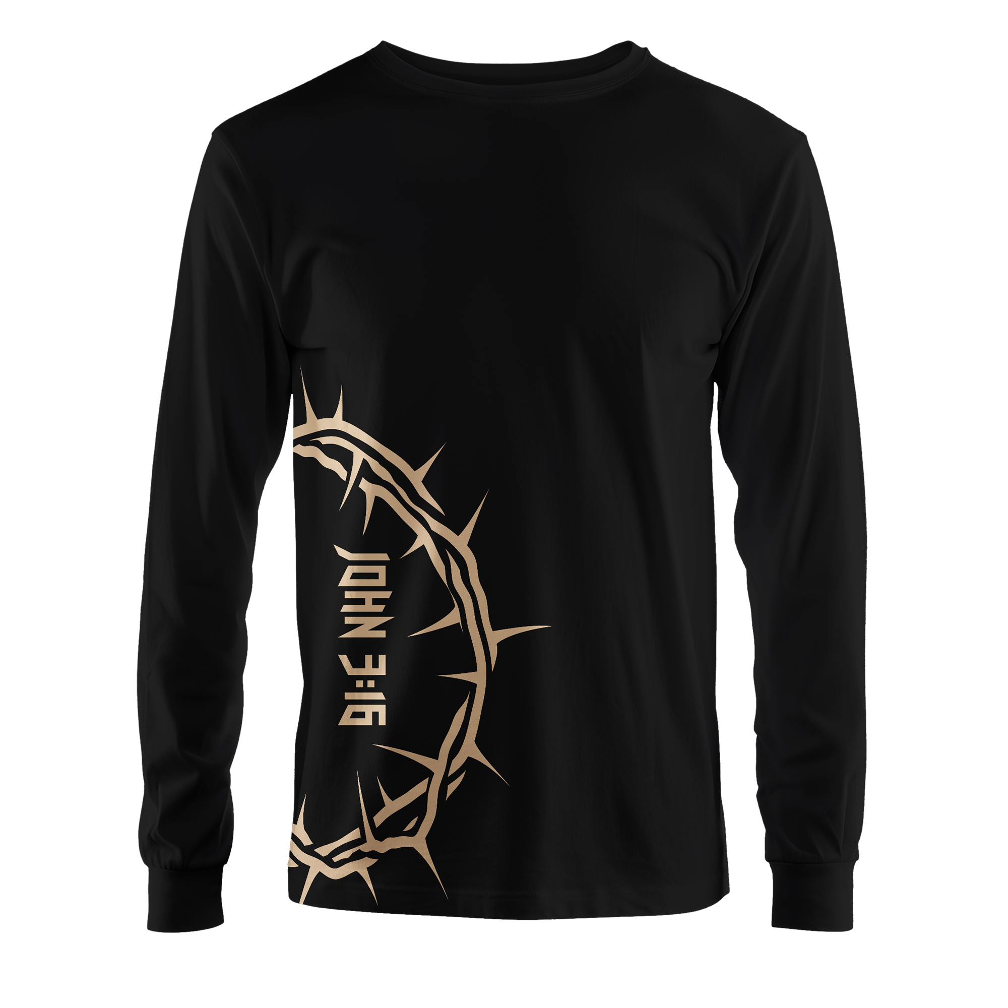 John 3:16 Inspirational Long Sleeve Shirt