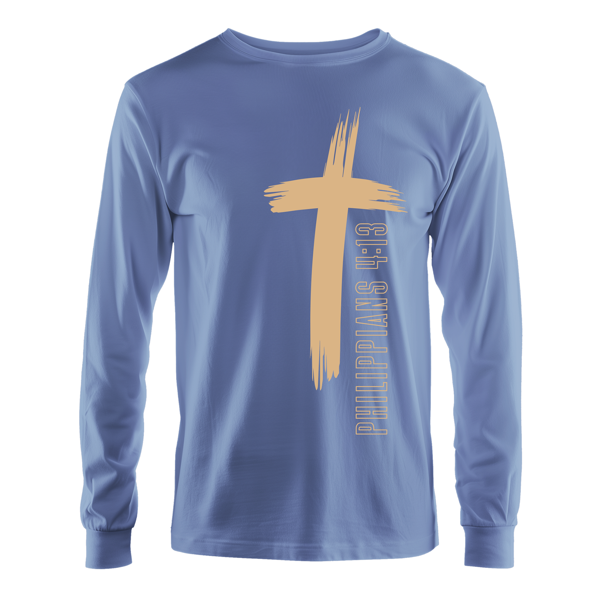 Philippians 4:13 Inspirational Long Sleeve Shirt