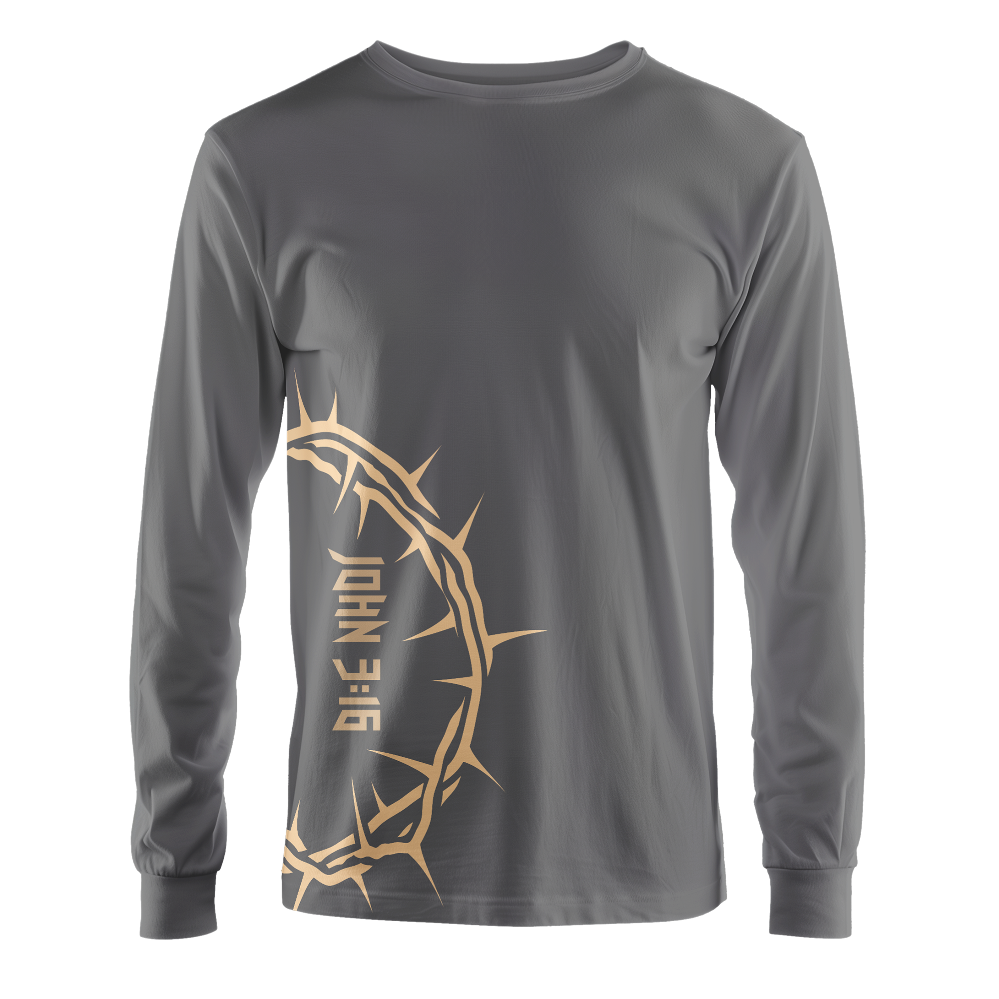 John 3:16 Inspirational Long Sleeve Shirt