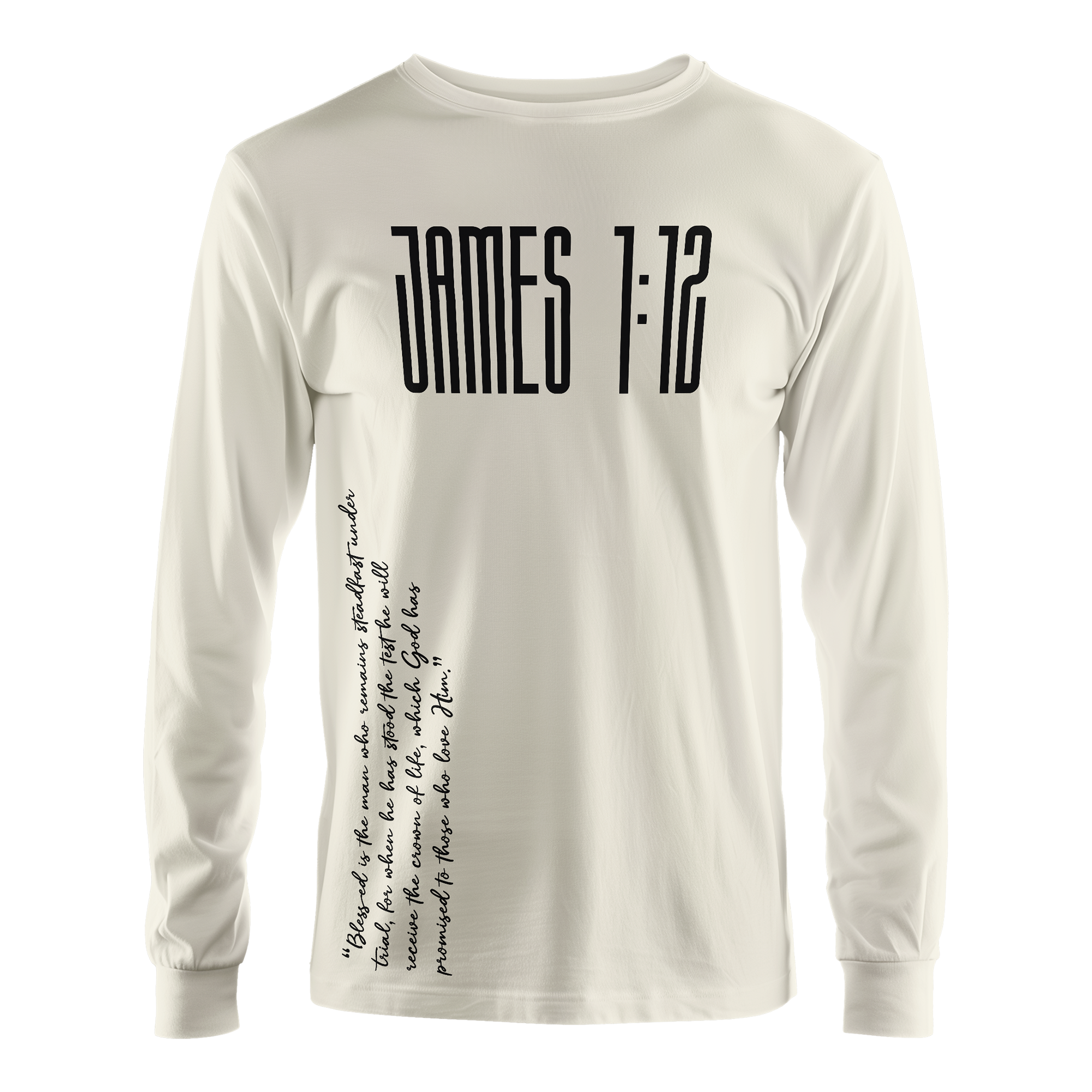 James 1:12 Inspirational Long Sleeve Shirt