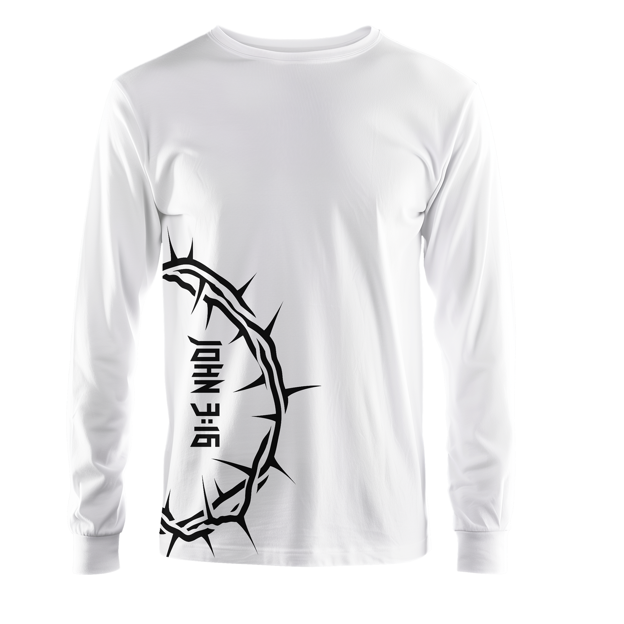 John 3:16 Inspirational Long Sleeve Shirt