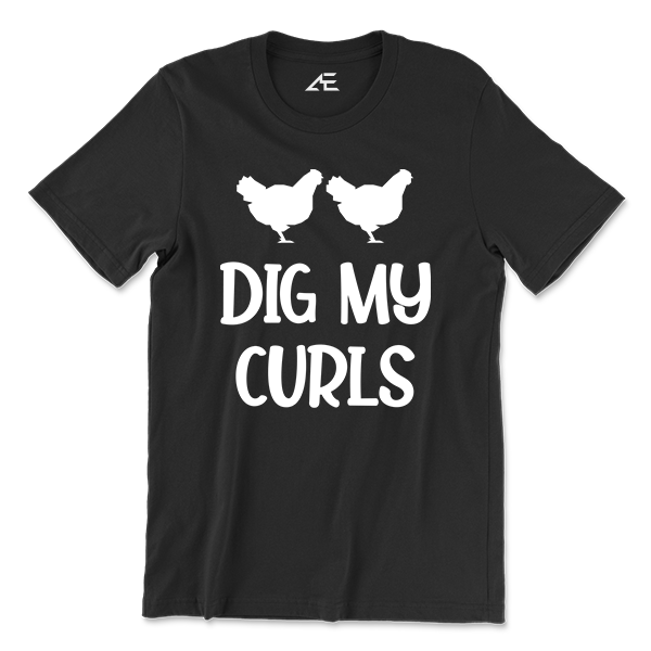 Boy's Youth Chicks Dig My Curls Shirt