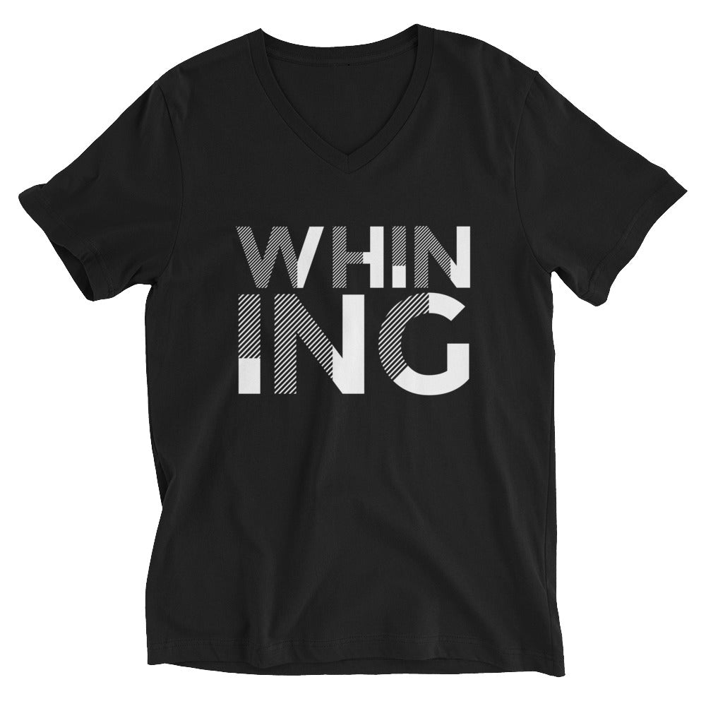 Whining Black Men's Short Sleeve V-Neck T-Shirt