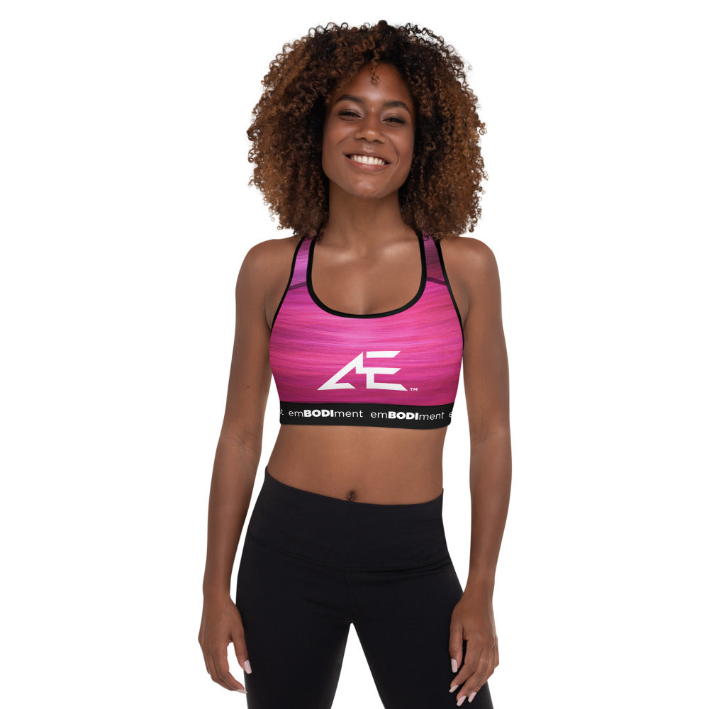 AE Fuchsia Padded Sports Bra