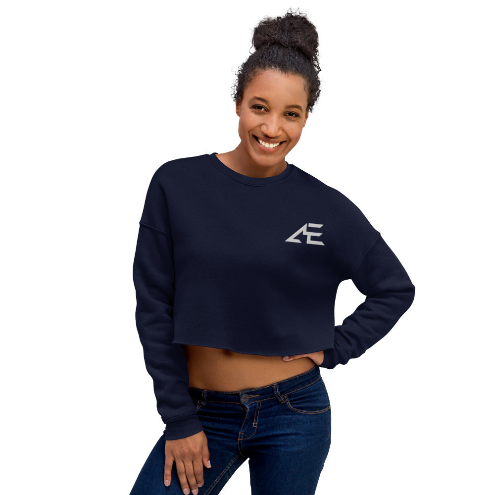 AE Embroider Crop Sweatshirt