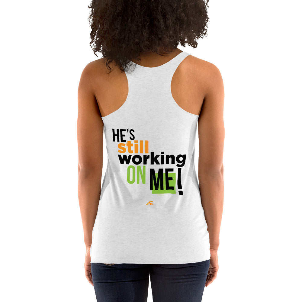 Watch It White Women's Racerback Tank