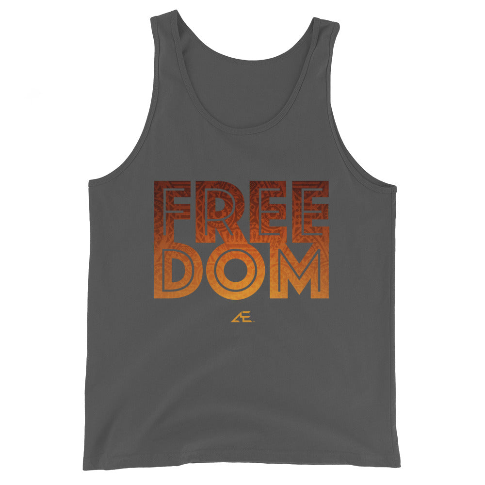 Black Freedom Unisex Tank Top