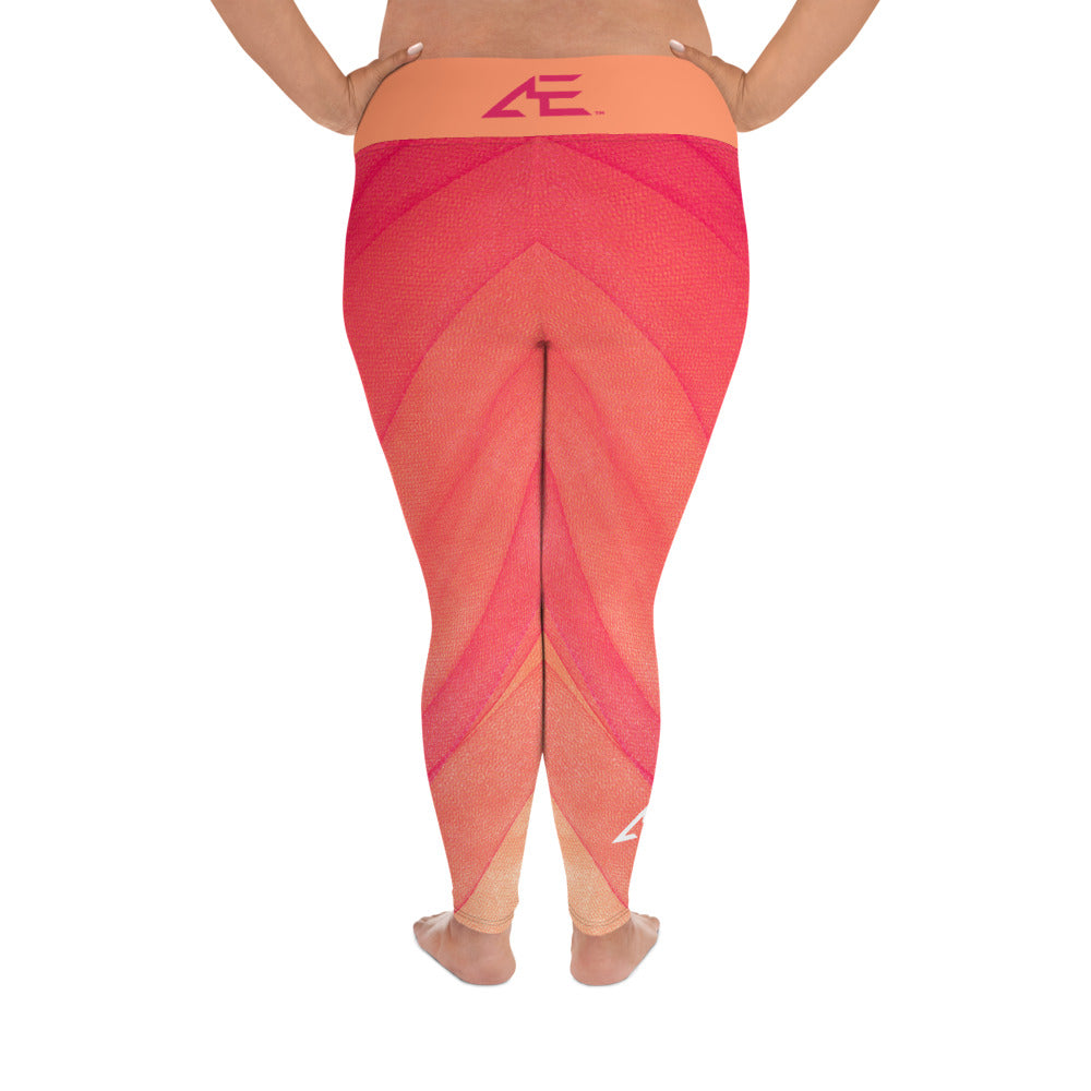 Soft Peach Plus Size Leggings