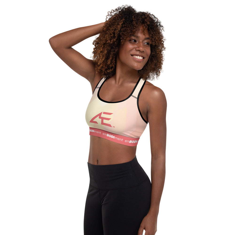 AE Soft Pink Padded Sports Bra