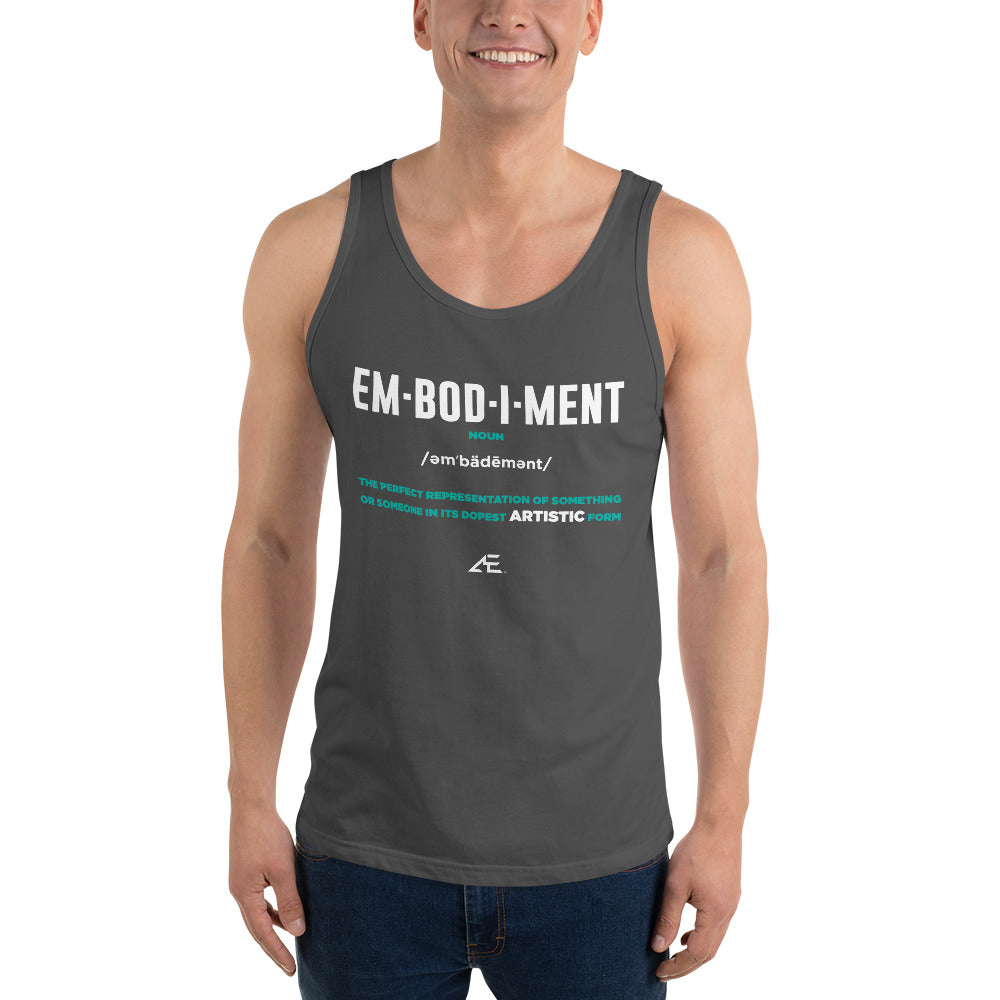 Embodiment Def Men's Black Tank Top