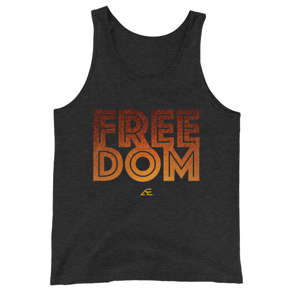 Black Freedom Unisex Tank Top