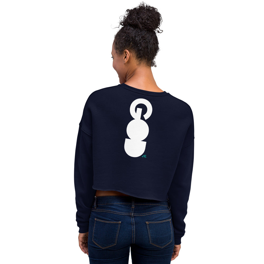 He Never Changes Women's 2 Crop Hoodie
