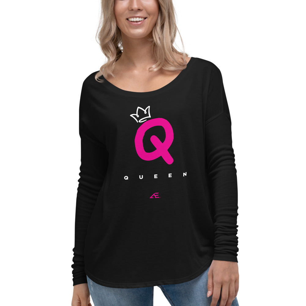 Queen Ladies' Long Sleeve Tee
