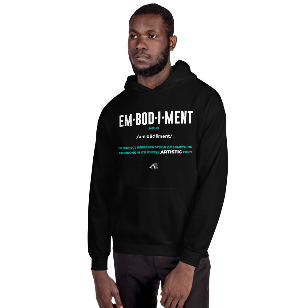 Embodiment Def Men's Black Hoodie