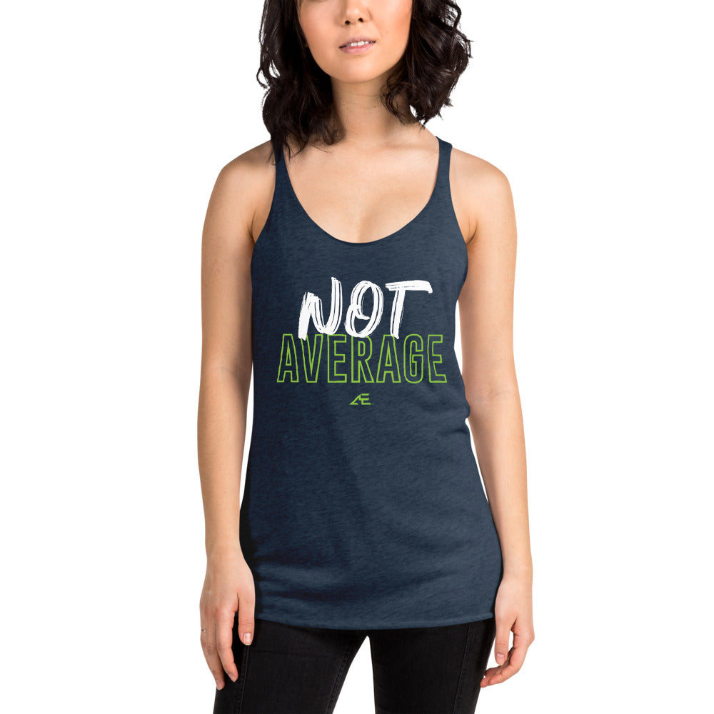 Not Average Women's Racerback Tank