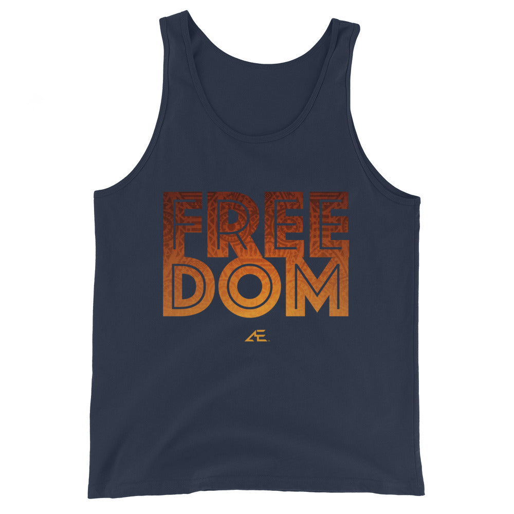 Black Freedom Unisex Tank Top