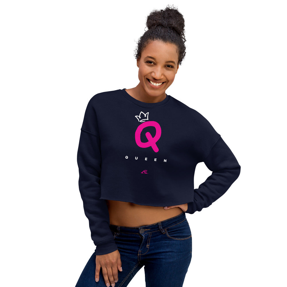 Queen Black Crop 2 Sweatshirt