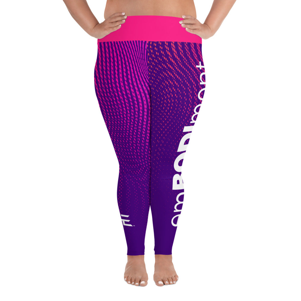 AE Purple Flare Plus Size Leggings