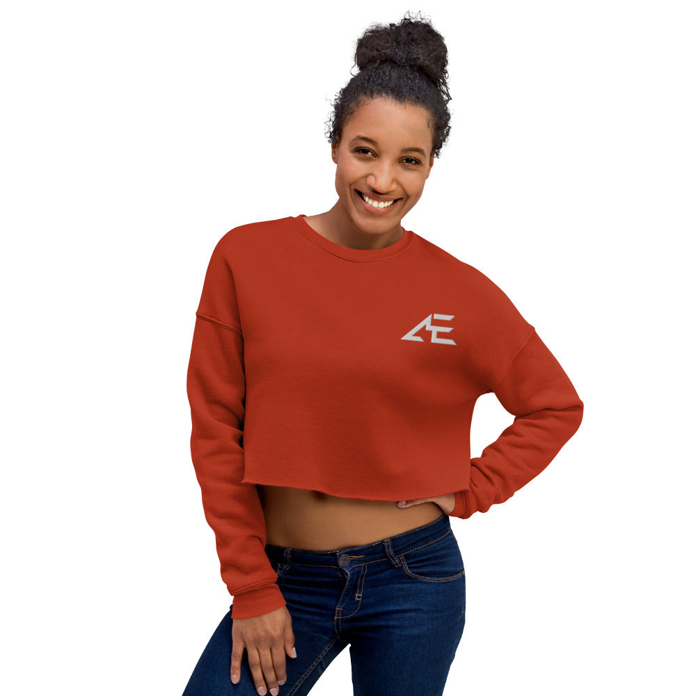 AE Embroider Crop Sweatshirt