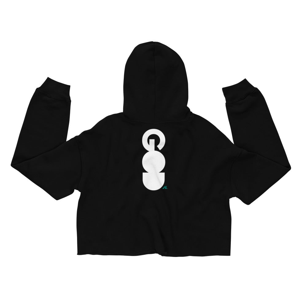 He Never Changes Women's 2 Crop Hoodie