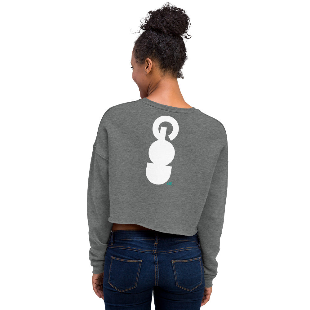 He Never Changes Women's 2 Crop Hoodie