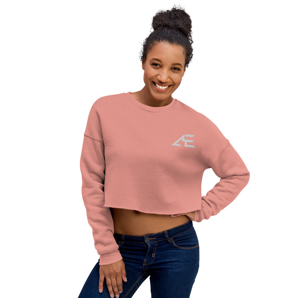 AE Embroider Crop Sweatshirt