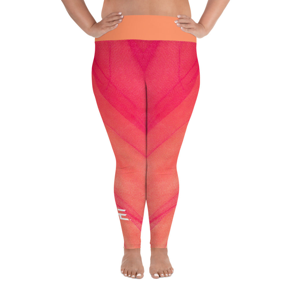 Soft Peach Plus Size Leggings