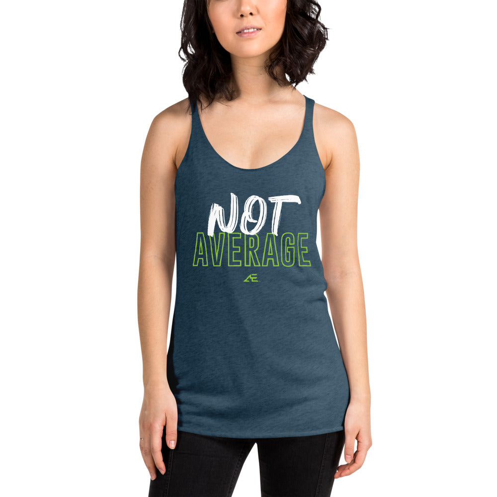 Not Average Women's Racerback Tank