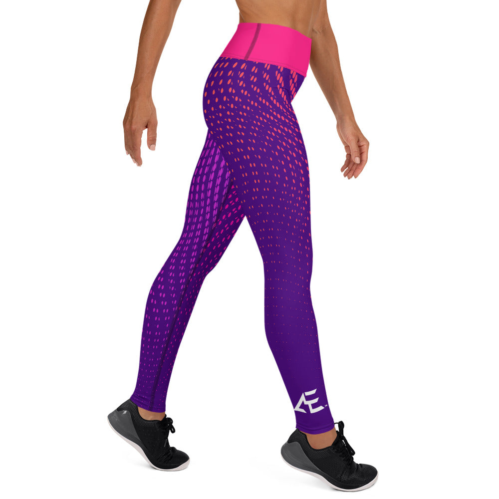 AE Purple Flare Yoga Leggings