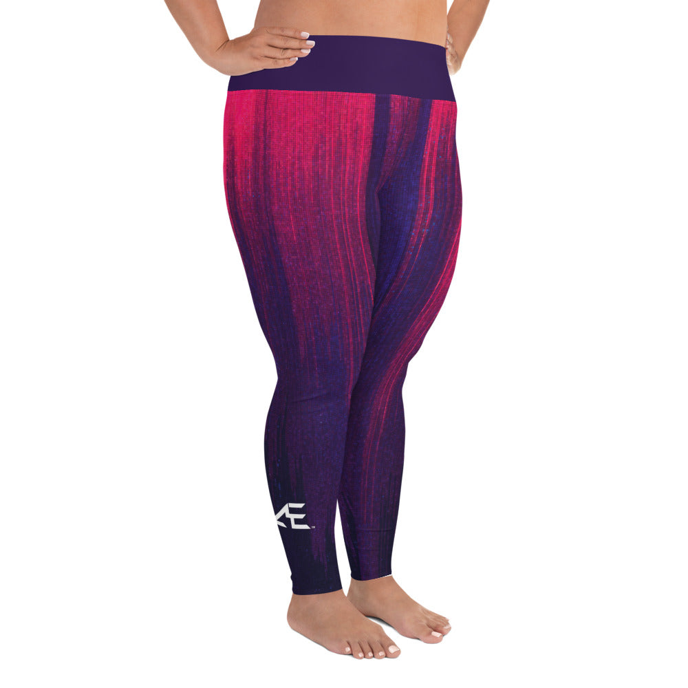 Pink Streak Plus Size Leggings