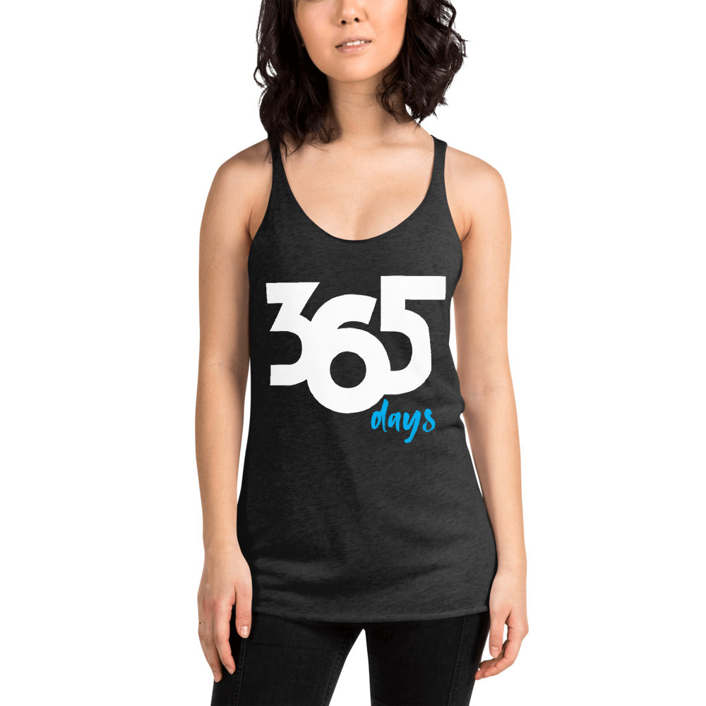 365 Days 2 Women's Black Racerback Tank