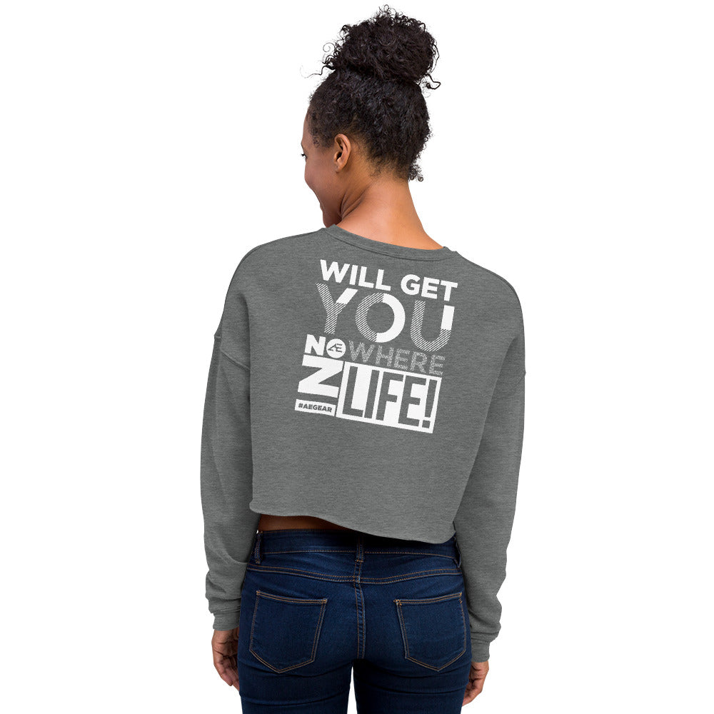 Whining Women's 2 Crop Sweatshirt