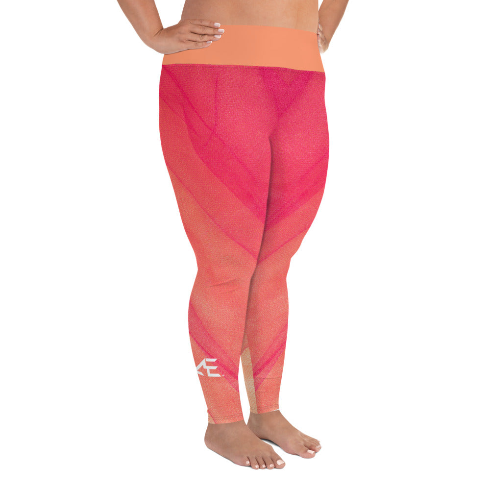 Soft Peach Plus Size Leggings