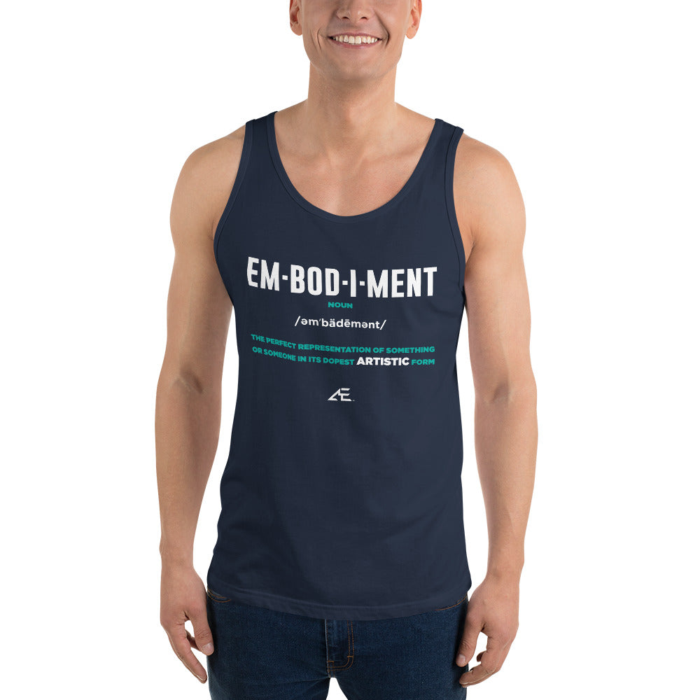 Embodiment Def Men's Black Tank Top