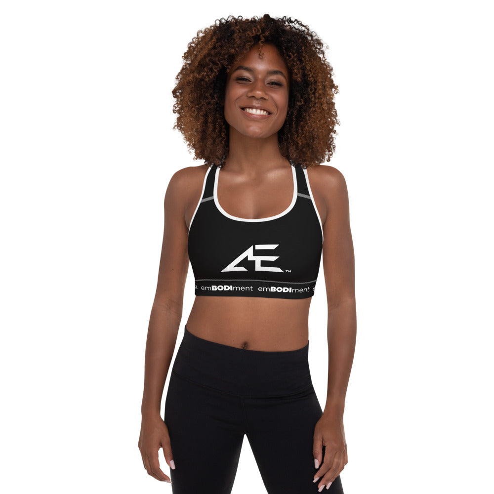 AE Black Padded Sports Bra