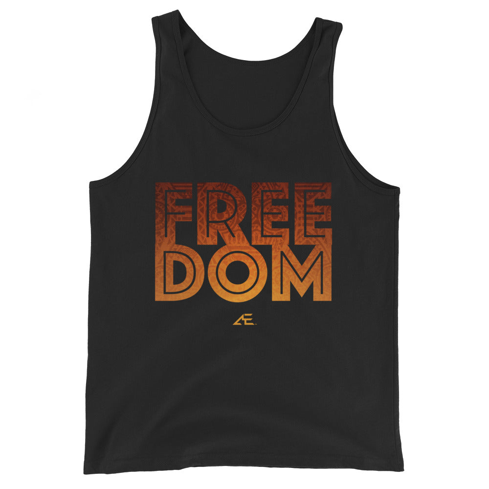 Black Freedom Unisex Tank Top