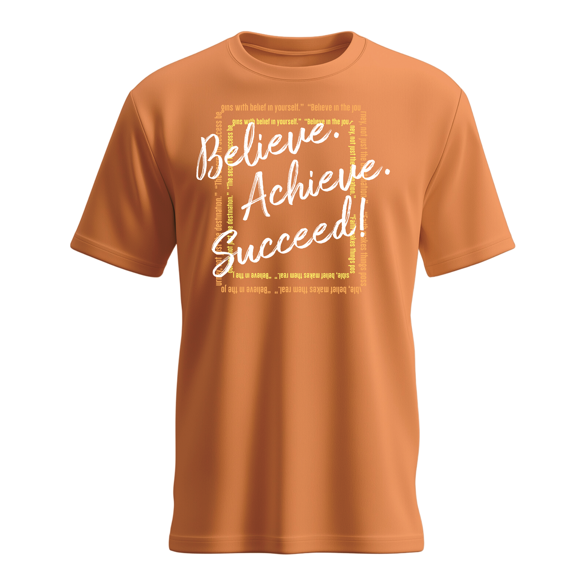Women's Believe. Achieve, Succeed T-shirts