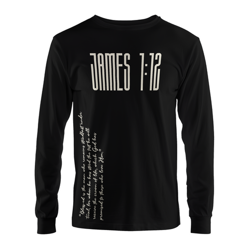 James 1:12 Inspirational Long Sleeve Shirt