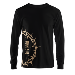 John 3:16 Inspirational Long Sleeve Shirt