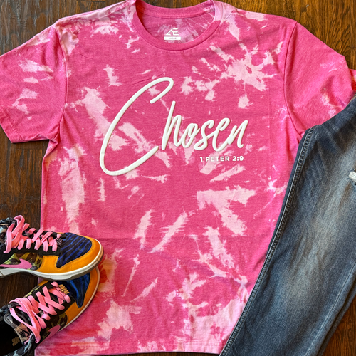 Soft Pink Bleached Chosen 1 Peter 2:9