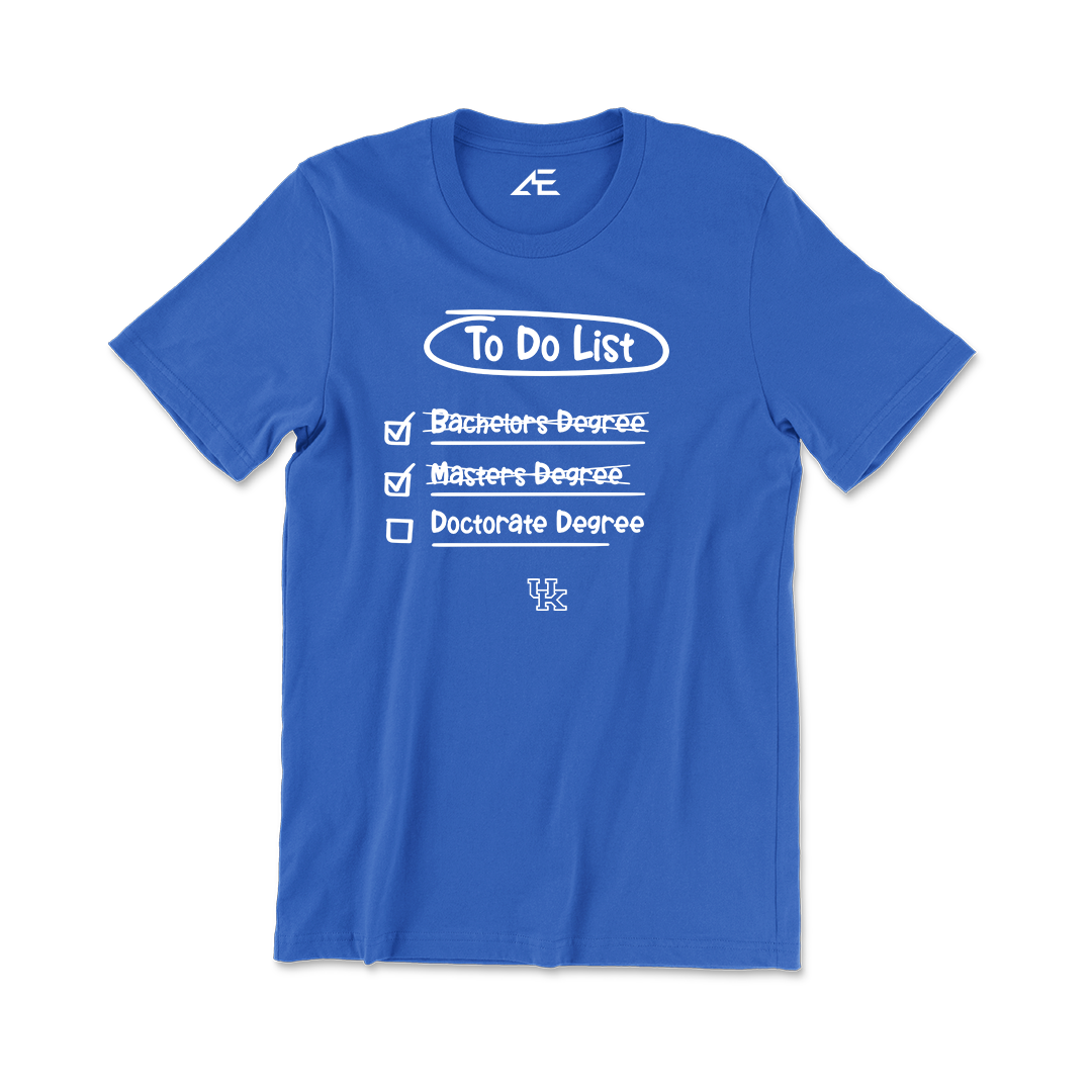 DSW To Do List "Doctorate Degree"