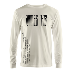James 1:12 Inspirational Long Sleeve Shirt