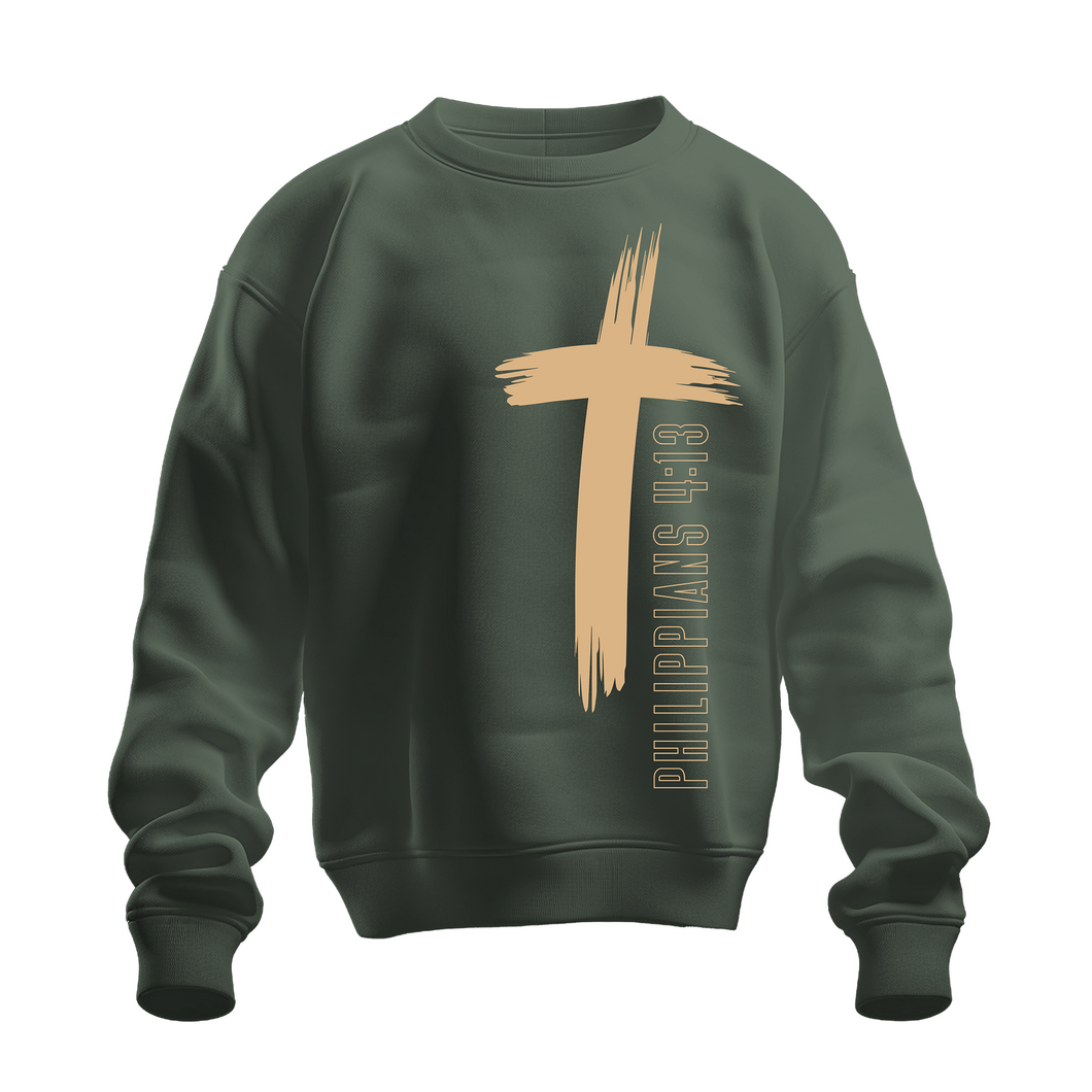 Philippians 4:13 Inspirational Sweatshirts