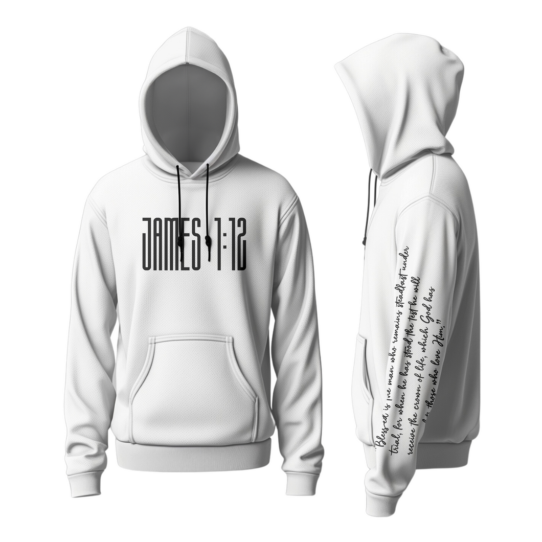 James 1:12 Inspirational Hoodie