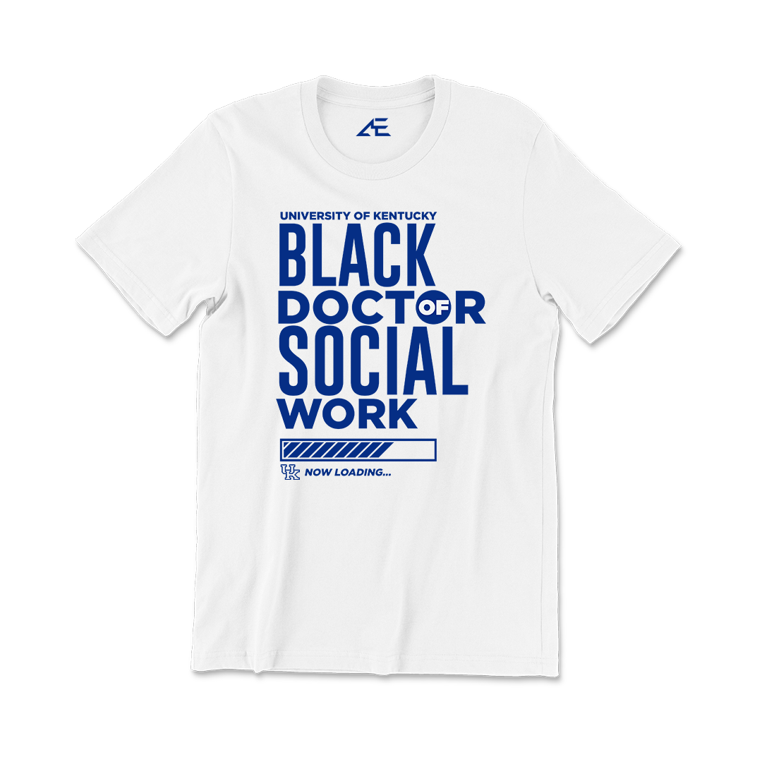 Black Doctor of Social Work T-shirt 1