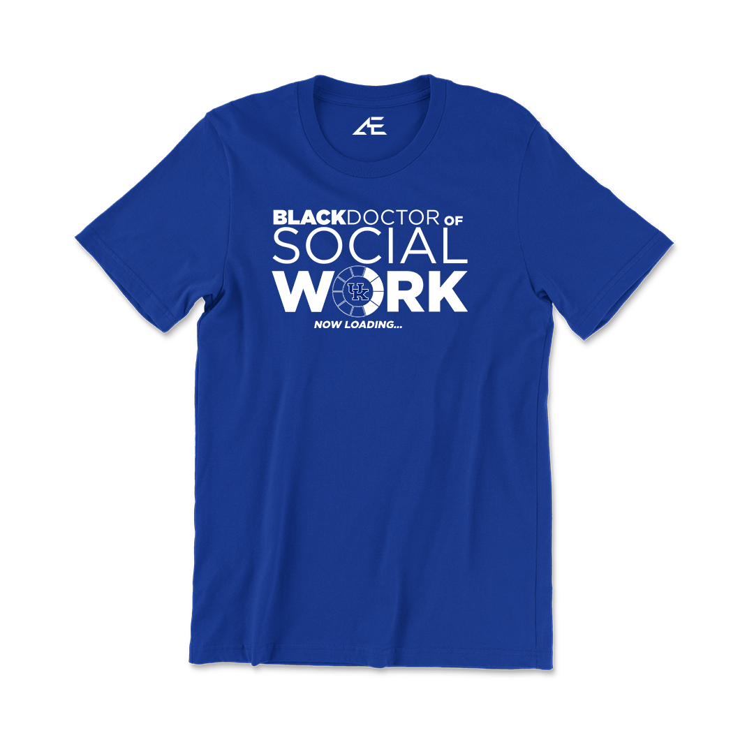 Black Doctor of Social Work T-shirt 2
