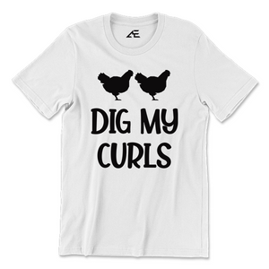 Boy's Youth Chicks Dig My Curls Shirt