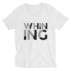Whining White Men's Short Sleeve V-Neck T-Shirt