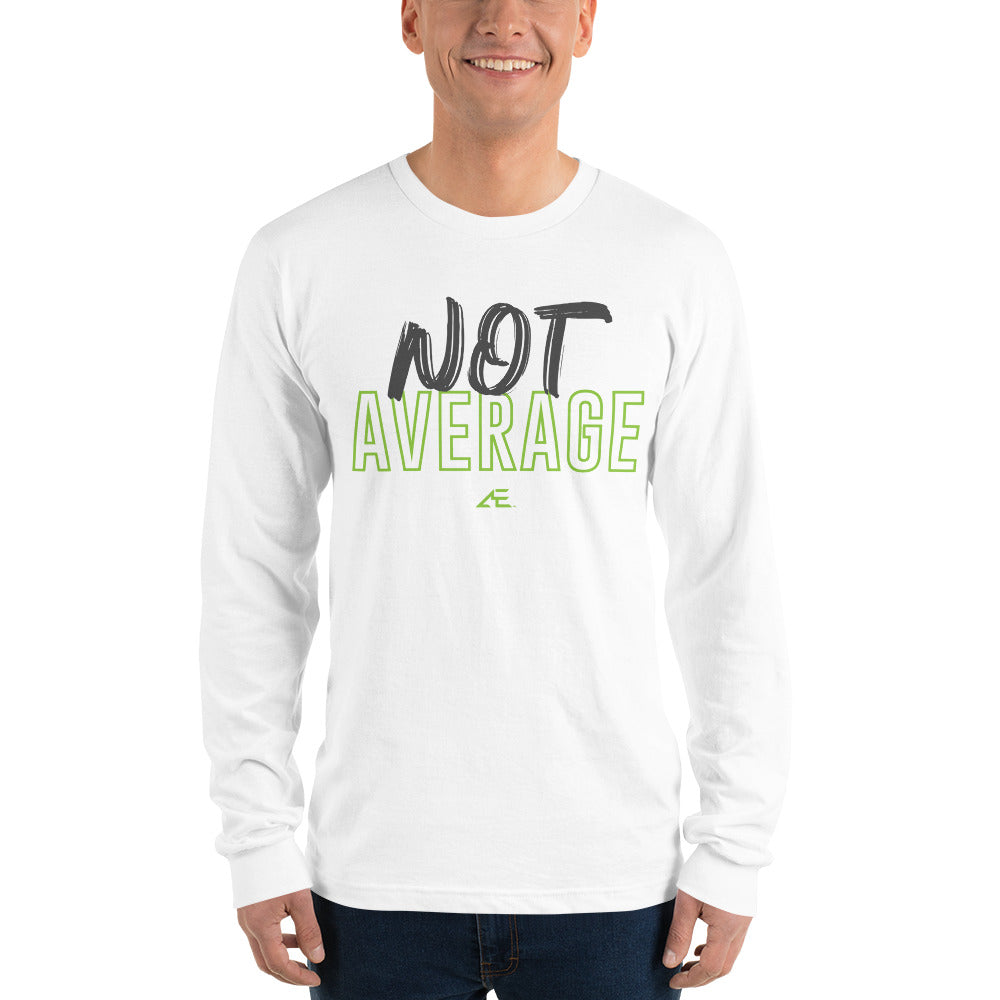 Men's White Long sleeve t-shirt